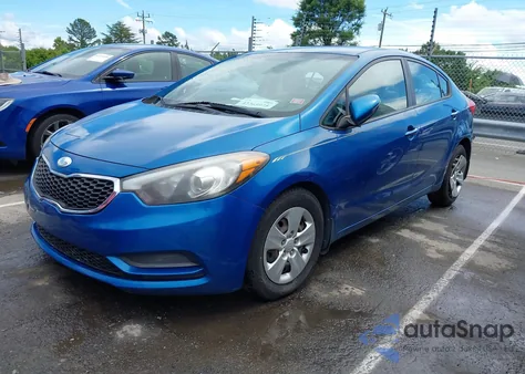 2015 Kia Forte Lx из США, поврежденный, VIN KNAFX4A63F5313200